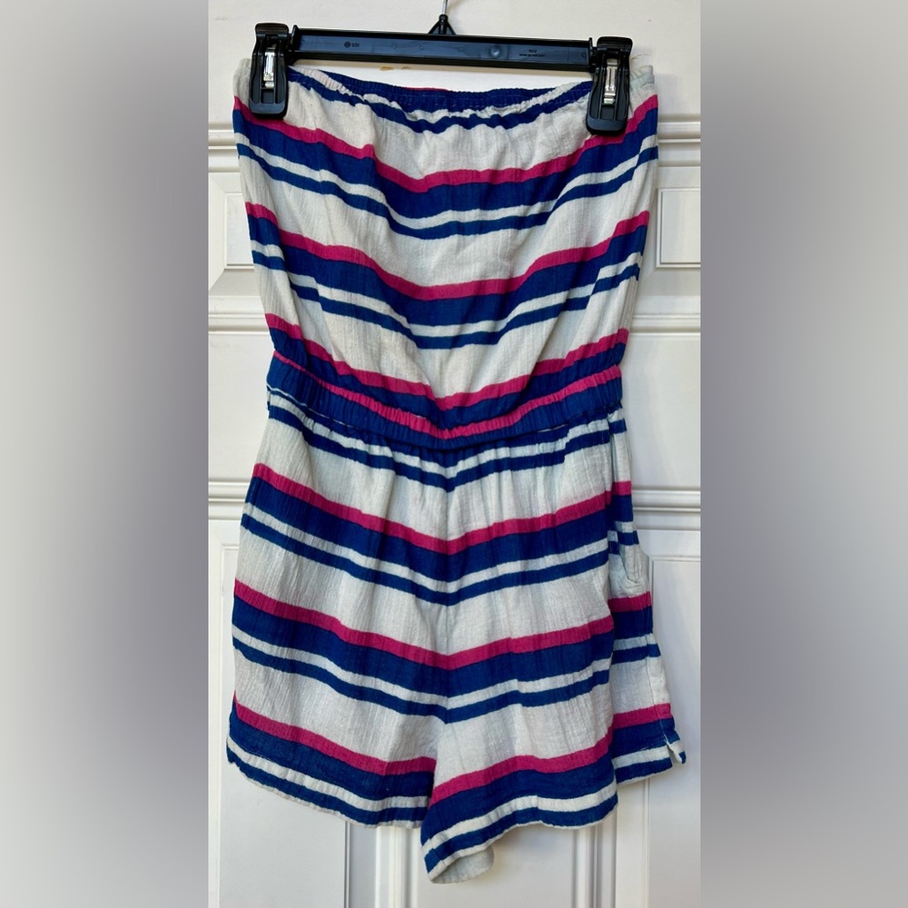 Striped romper